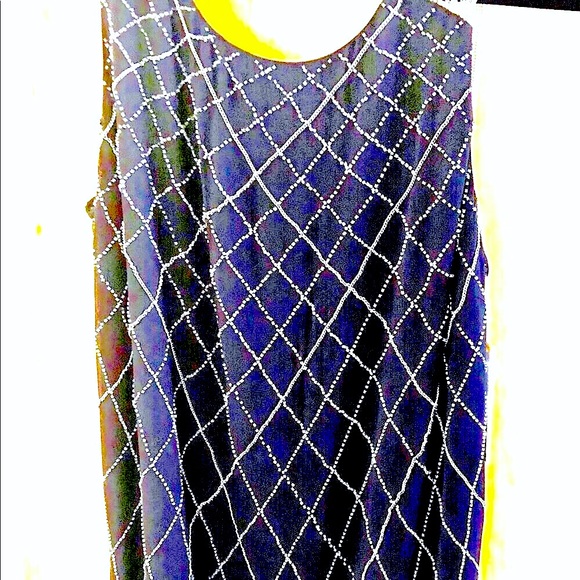 🔥🔥NEW-Alice and Olivia chain strap mini dress beaded. Hot.vacation, funk… - Picture 4 of 9